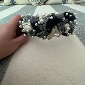 Lele Sadoughi | Accessories | Lele Sadoughi Headband Navy  display picture 1